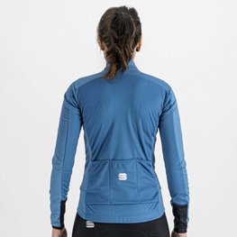 SPORTFUL Cycling thermal jacket - TEMPO W LADY - blue