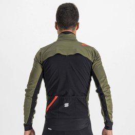 SPORTFUL Cycling windproof jacket - FIANDRE PRO MEDIUM - green/black