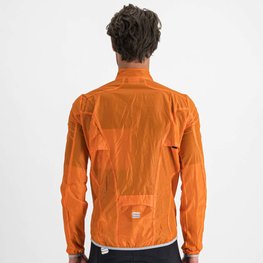 SPORTFUL Cycling windproof jacket - HOT PACK EASYLIGHT - orange