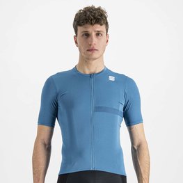 SPORTFUL Cycling short sleeve jersey - MATCHY - blue