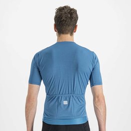 SPORTFUL Cycling short sleeve jersey - MATCHY - blue