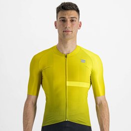SPORTFUL Cycling short sleeve jersey - BOMBER - yellow