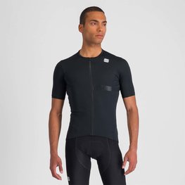 SPORTFUL Cycling short sleeve jersey - MATCHY - black