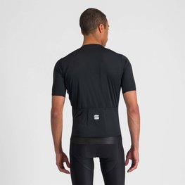 SPORTFUL Cycling short sleeve jersey - MATCHY - black