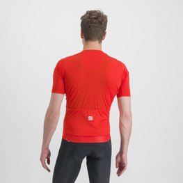 SPORTFUL Cycling short sleeve jersey - MATCHY - red