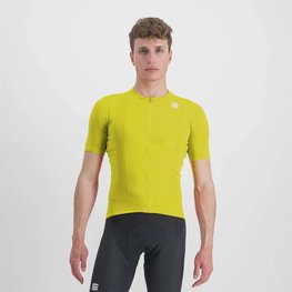 SPORTFUL Cycling short sleeve jersey - MATCHY - yellow