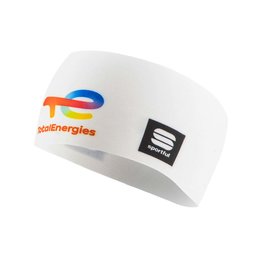 SPORTFUL Cycling headband - TOTAL ENERGIES 2022 - white/blue/yellow/orange