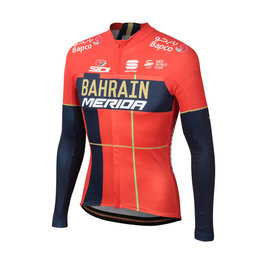 SPORTFUL Cycling winter long sleeve jersey - B. MERIDA 2019 WNT - blue/red