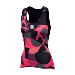 SPORTFUL Cycling sleeveless jersey - PRIMAVERA LADY - pink/black
