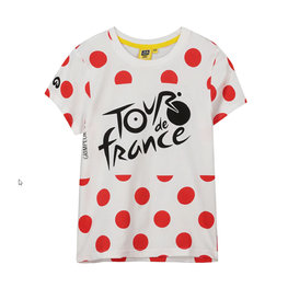 TDF Cycling short sleeve t-shirt - TDF KIDS POIS '21 - white/red
