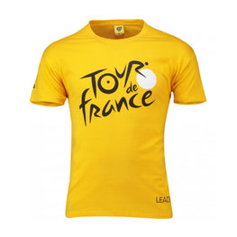 TDF Cycling short sleeve t-shirt - TDF LEADER JAUNE '21 - yellow