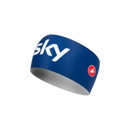 CASTELLI Cycling headband - TEAM SKY 2019 VIVA - black