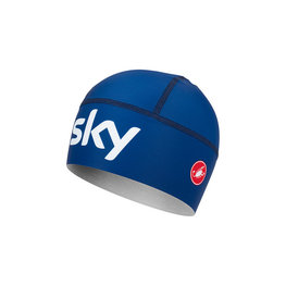 CASTELLI Cycling hat - TEAM SKY 2019 VIVA - blue