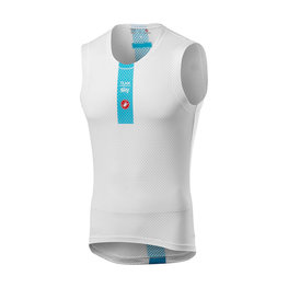 CASTELLI Cycling sleeve less t-shirt - TEAM SKY 2019 - white