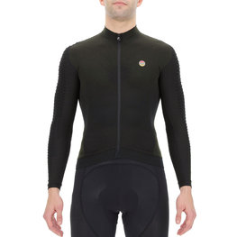 UYN Cycling winter long sleeve jersey - AIRWING WINTER - black