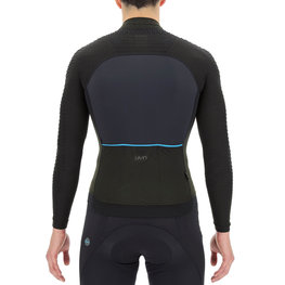UYN Cycling winter long sleeve jersey - AIRWING WINTER - black