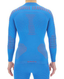 UYN Cycling long sleeve t-shirt - RESILYON  - blue/red