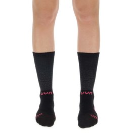 UYN Cyclingclassic socks - AERO WINTER LADY - black/pink