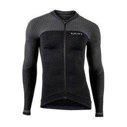 UYN Cycling winter long sleeve jersey - BIKING ALPHA - black/grey