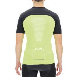 UYN Cycling short sleeve jersey - BIKING GRANFONDO - black/green