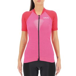UYN Cycling short sleeve jersey - GRANFONDO LADY - pink
