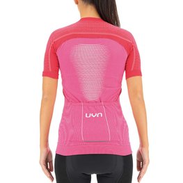 UYN Cycling short sleeve jersey - GRANFONDO LADY - pink
