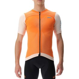 UYN Cycling short sleeve jersey - BIKING GARDA - orange