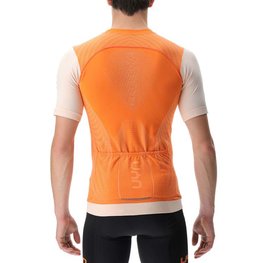 UYN Cycling short sleeve jersey - BIKING GARDA - orange