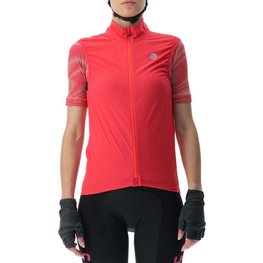 UYN Cycling gilet - ULTRALIGHT WIND LADY - pink/black