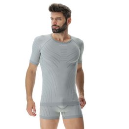 UYN Cycling short sleeve t-shirt - MOTYON - grey