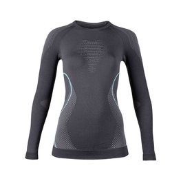 UYN Cycling long sleeve t-shirt - EVOLUTYON LADY - black/grey