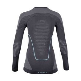 UYN Cycling long sleeve t-shirt - EVOLUTYON LADY - black/grey