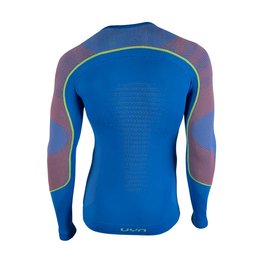 UYN Cycling long sleeve t-shirt - AMBITYON - blue/orange