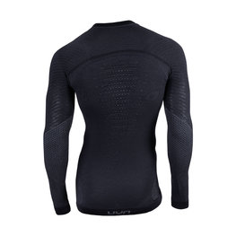 UYN Cycling long sleeve t-shirt - FUSYON MERINO - black