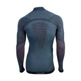 UYN Cycling long sleeve t-shirt - FUSYON MERINO - black