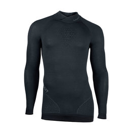 UYN Cycling long sleeve t-shirt - FUSYON MERINO - grey/black