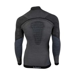 UYN Cycling long sleeve t-shirt - FUSYON MERINO - grey/black