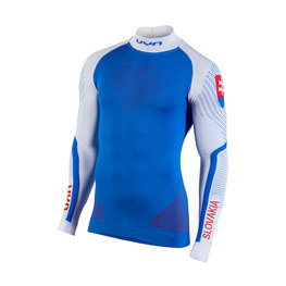 UYN Cycling long sleeve t-shirt - NATYON SLOVAKIA - white/blue