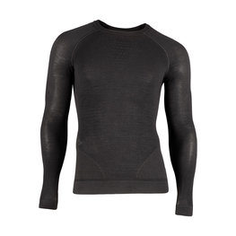 UYN Cycling long sleeve t-shirt - FUSYON CASHMERE - black