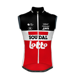 Cycling gilet - LOTTO SOUDAL 2020 - red/black/white