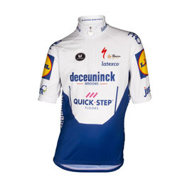 Cycling short sleeve jersey - QUICKSTEP 2020 KIDS - white/blue