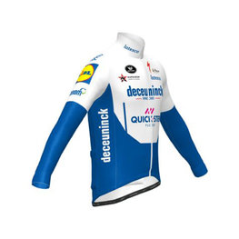 Cycling summer long sleeve jersey - QUICKSTEP 20 SUMMER - white/blue