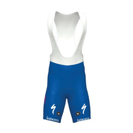 Cycling bib shorts - QUICKSTEP 2020 ESL - blue