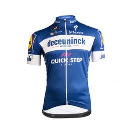 Cycling short sleeve jersey - QUICKSTEP 2019 - blue/white