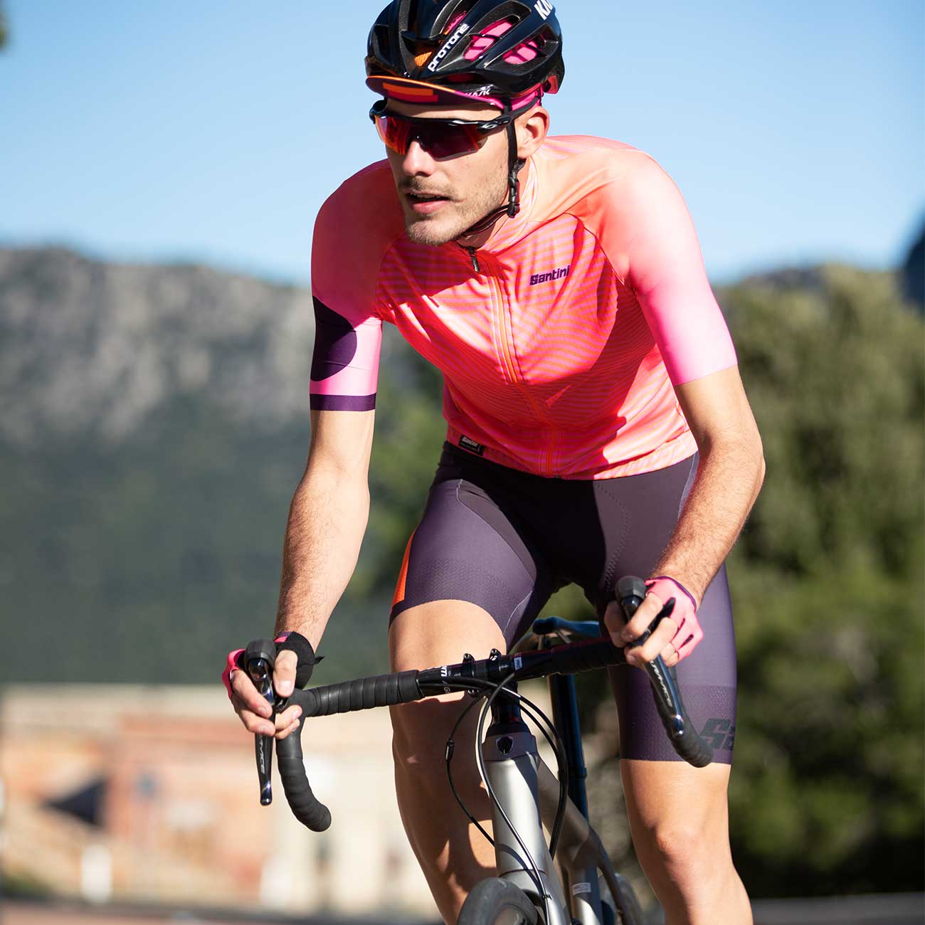 Santini karma mille bib shorts top